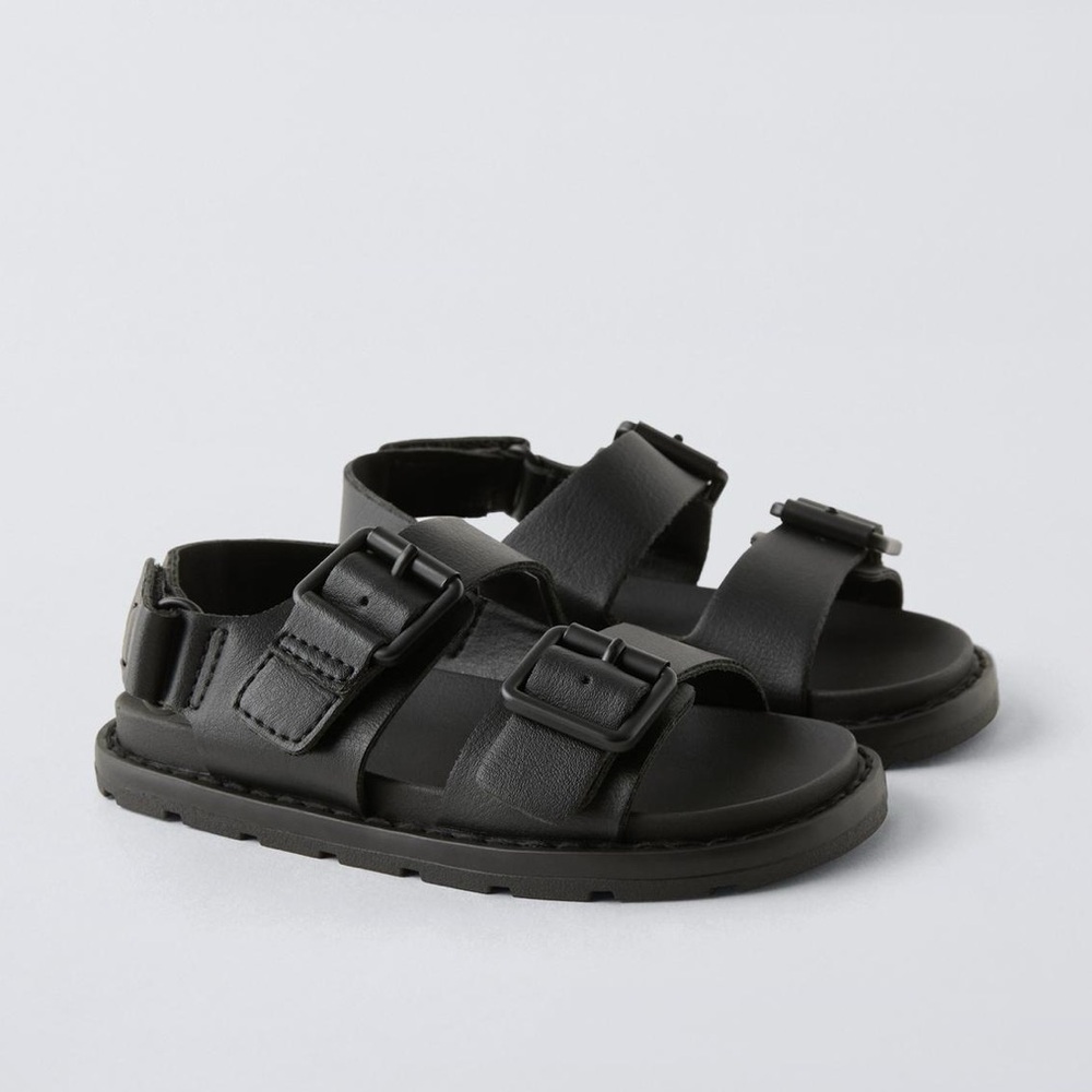 Zara Black Kids Sandals
